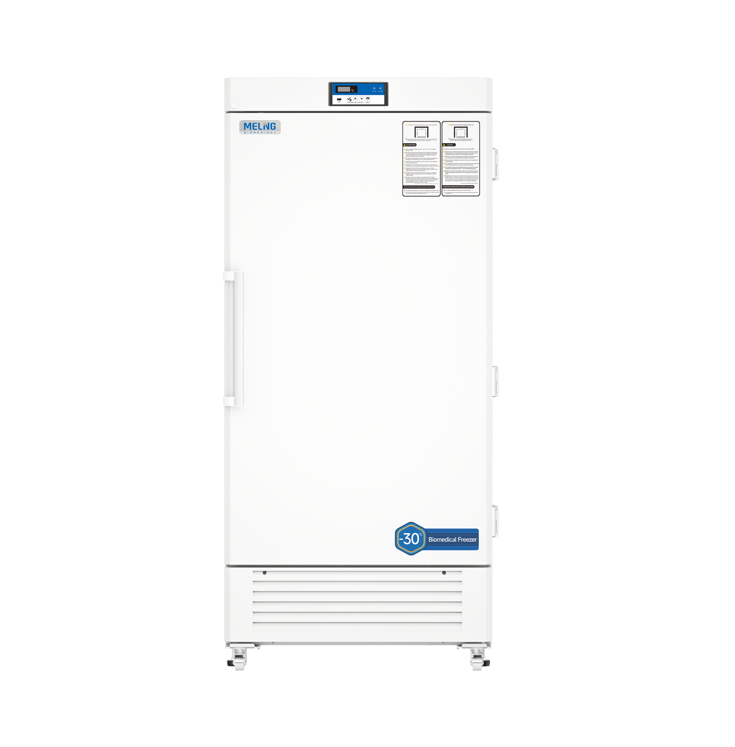 Meling Biomedical DW-XL668 -15°C to -30°C Front-Ventilated Upright Biomedical Freezer, 23.6 cu. ft. (668 L)
