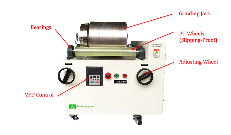 Rotary Ball Mills 3-Roll 0.1-40.0L