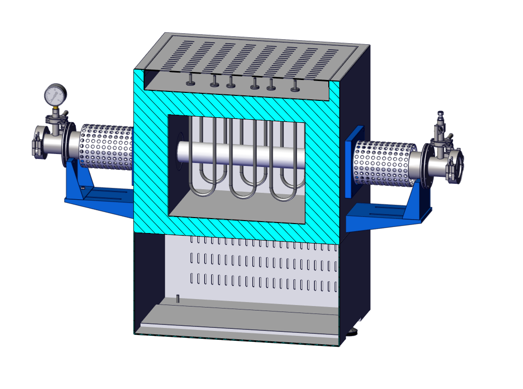 Tube Furnaces --- 1400°C D60/80/100 Horizontal Position