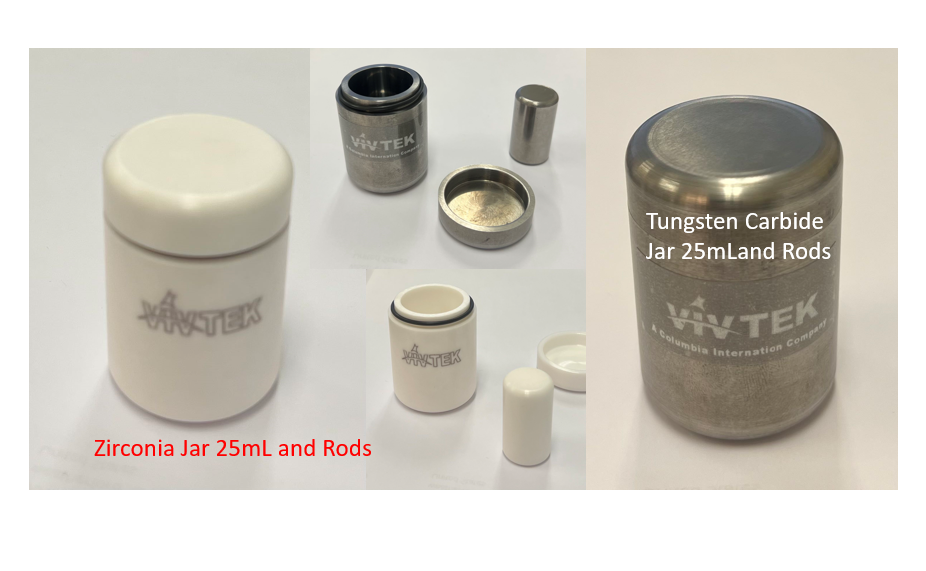 High-Speed Mixer and Mill 2x25mL, 2x50mL, 8x5mL
