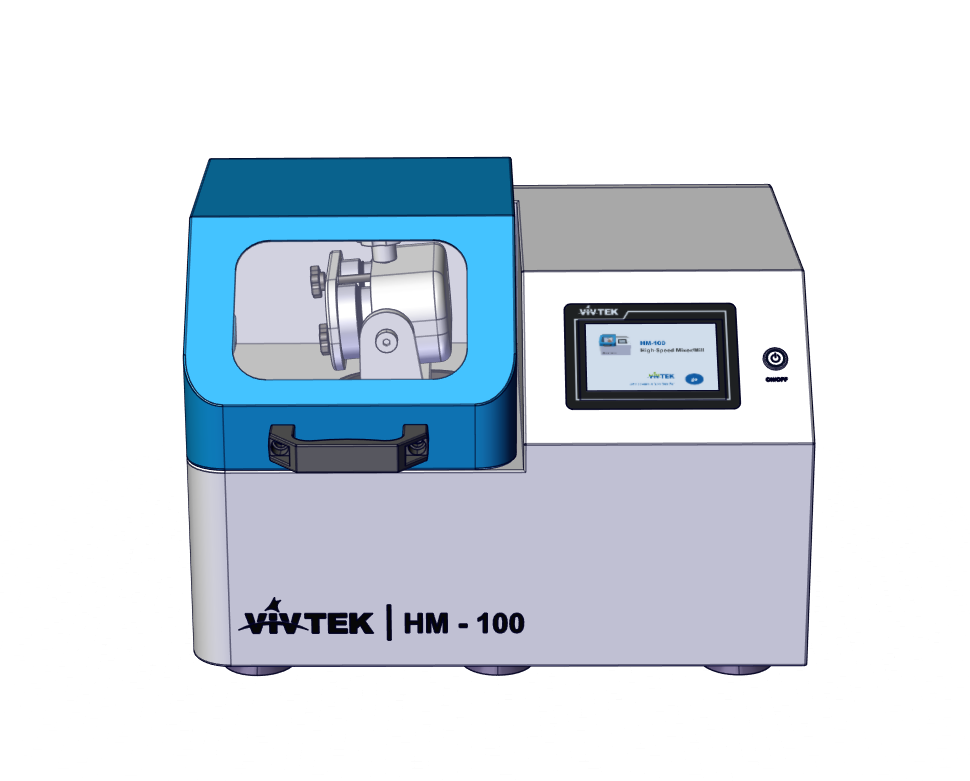 High-Speed Mixer and Mill 2x25mL, 2x50mL, 8x5mL