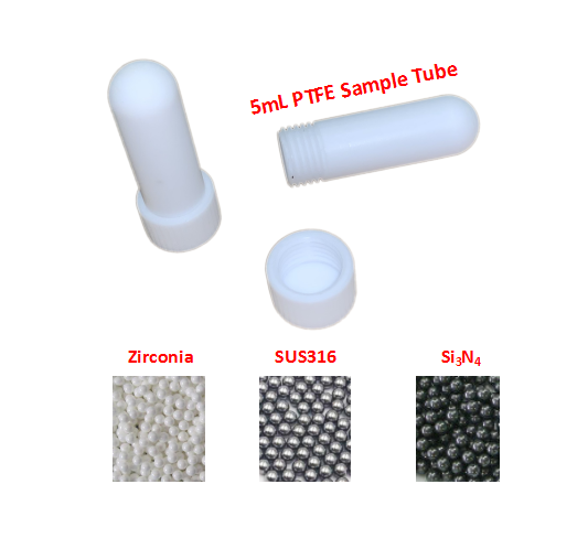 High-Speed Mixer and Mill 2x25mL, 2x50mL, 8x5mL