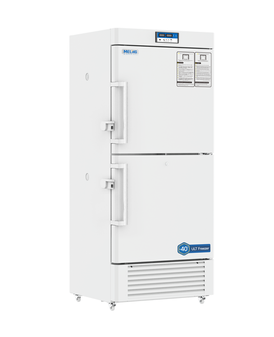 Meling Biomedical DW-FL450 −20°C to −40°C Dual-Compartment Upright Ultra-Low Temperature Freezer 450 L