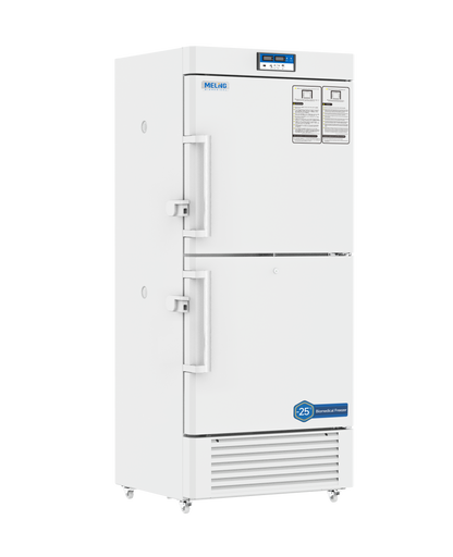 Meling Biomedical DW-YL450 -10°C to -25°C Dual-Compartment Upright Biomedical Freezer, 15.89 cu. ft. (450 L)