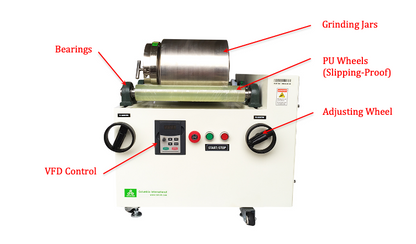 Rotary Ball Mills 3-Roll 0.1-40.0L