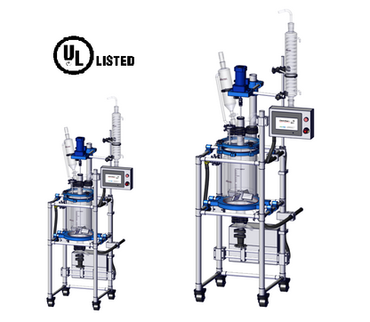 Jacketed Glass Reactors 1-100L (UL/cUL certified)