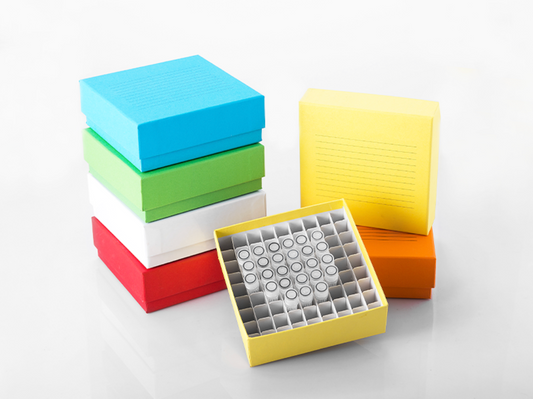2-Inch Cardboard Freezer Box with Divider (Pack of 10)