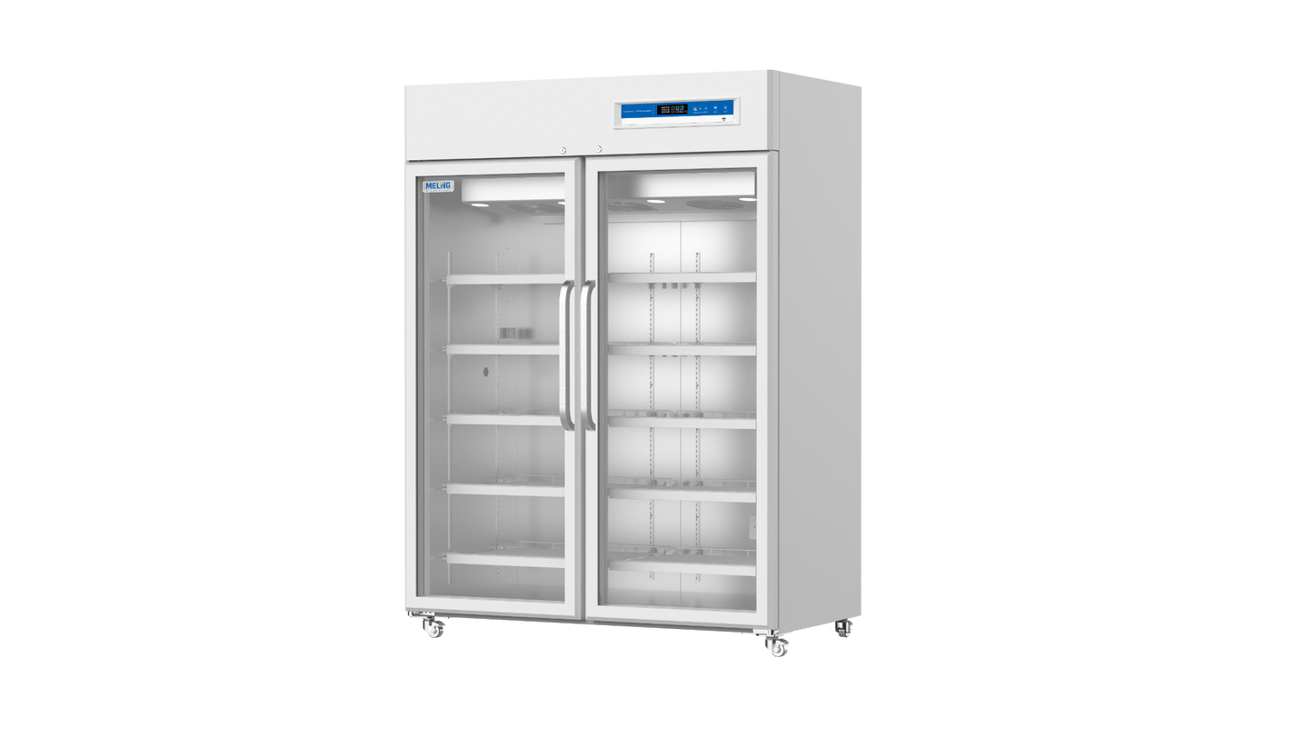 Meling Biomedical YC-1320L 2–8°C Double-Door Pharmacy Refrigerator 1,320 L