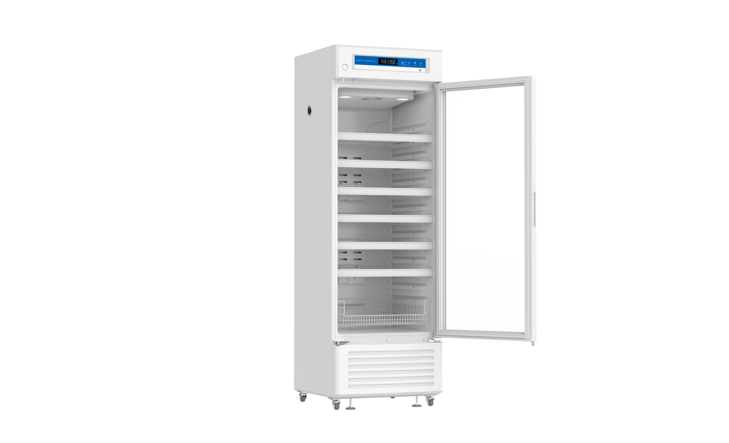 Meling Biomedical YC-395L 2°C to 8°C Upright Pharmacy Refrigerator, 13.95 cu. ft. (395 L)